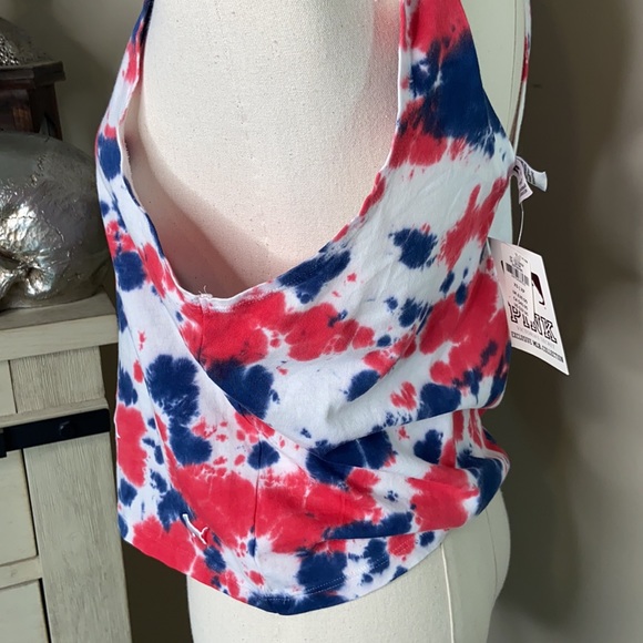 VICTORIAS SECRET PINK MLB COLLECTION ANGELS TIE DYE TANK TOP - Picture 3 of 7